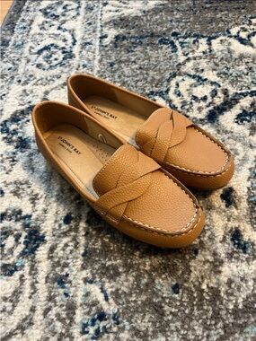 St. John's Bay Tan Slip-On Memory Foam Loafers